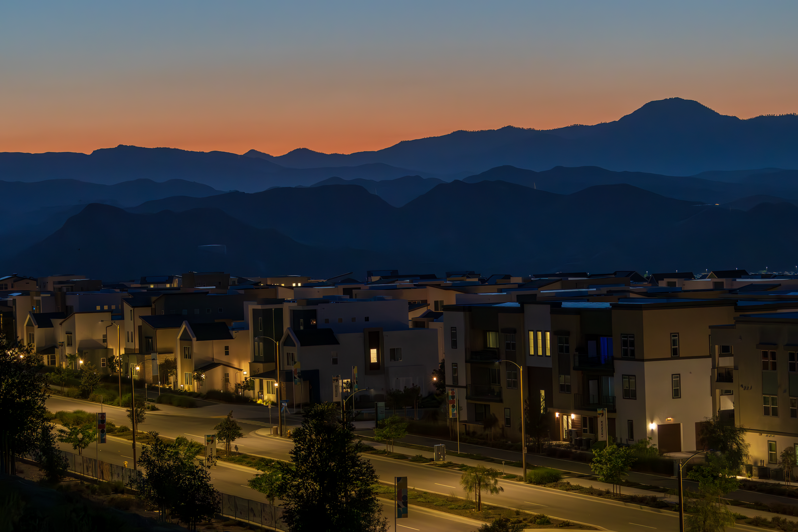 Treasure Valley neighborhood street on a bright morning